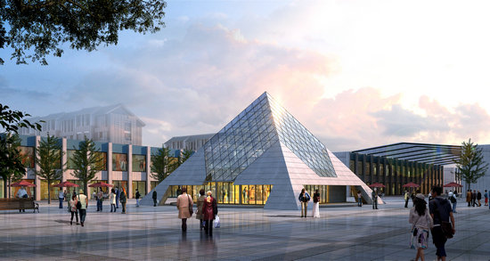 沧州金字塔网架